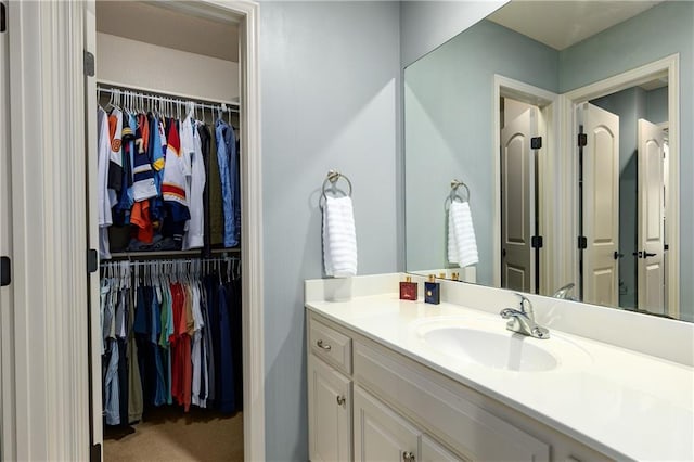 10804 W 169th St, Overland Park, KS 66221 - bathroom with vanity and a spacious closet