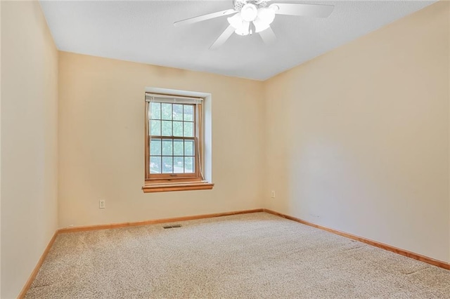 15819 W 147th Ter, Olathe, KS 66062 - empty room with carpet, baseboards, and ceiling fan