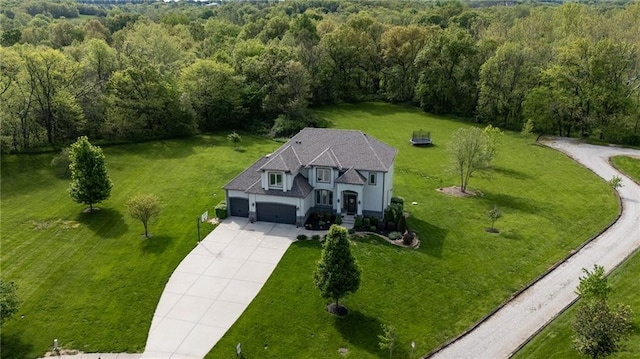 13017 Kelli Dr, Kearney, MO 64060 - view of subject property with a heavily wooded area