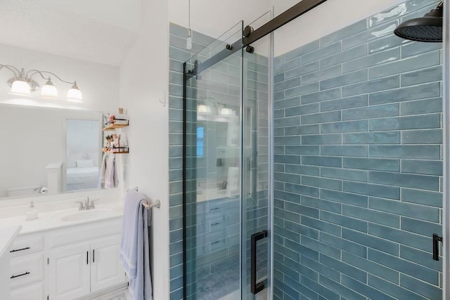17525 W 111th Ct, Olathe, KS 66061 - full bath featuring a shower stall and vanity