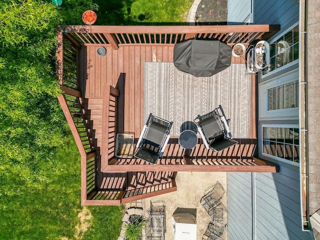 17525 W 111th Ct, Olathe, KS 66061 - view of deck