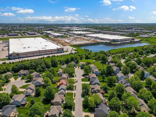 17525 W 111th Ct, Olathe, KS 66061 - aerial view of residential area featuring a large body of water