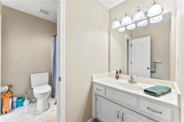 9800 W 147th St, Overland Park, KS 66221 - full bathroom with marble finish flooring, vanity, and a shower with curtain