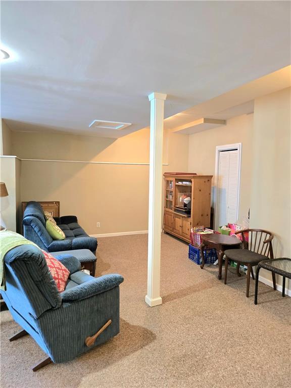 9800 W 147th St, Overland Park, KS 66221 - below grade area with carpet and baseboards