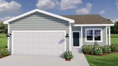27105 E Oak View Dr, Lees Summit, MO 64086 - single story home with driveway and an attached garage