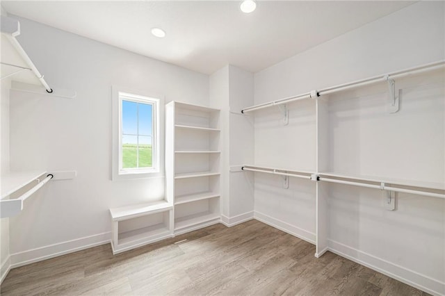 10075 NW Hillsboro Rd, Platte City, MO 64079 - walk in closet with wood finished floors