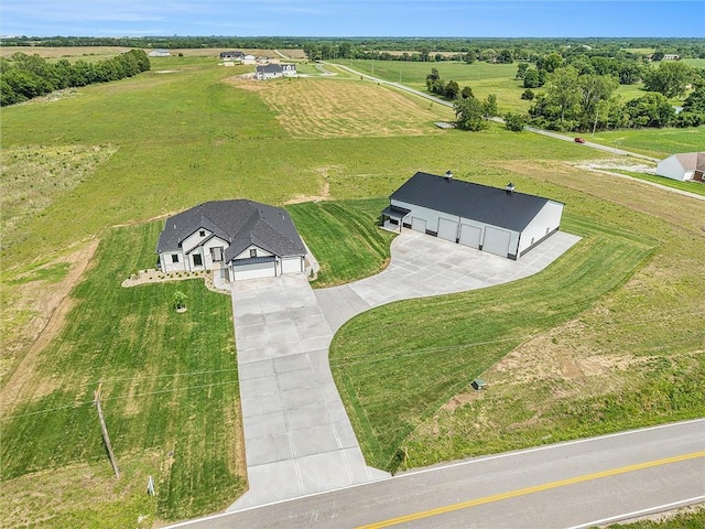 10075 NW Hillsboro Rd, Platte City, MO 64079 - overview of rural landscape
