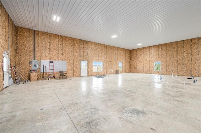 10075 NW Hillsboro Rd, Platte City, MO 64079 - misc room featuring concrete flooring, healthy amount of natural light, and recessed lighting