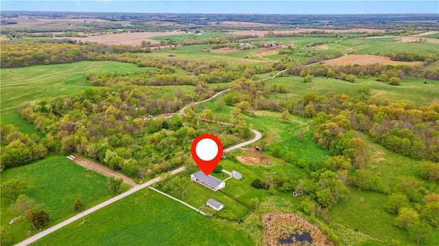 drone / aerial view