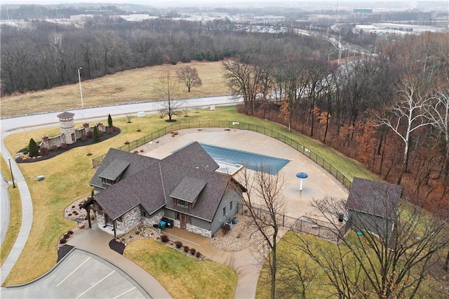 drone / aerial view