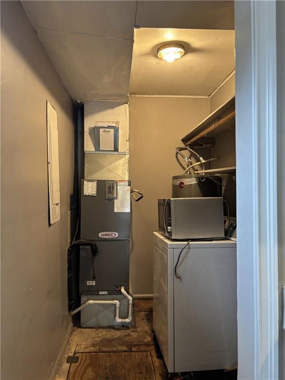 washroom featuring laundry area