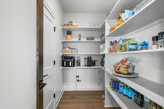 view of pantry