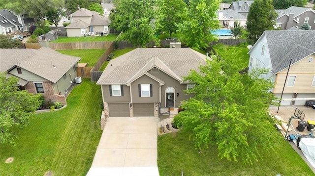 1125 SW Hillcrest Dr, Blue Springs, MO 64015 - aerial perspective of suburban area