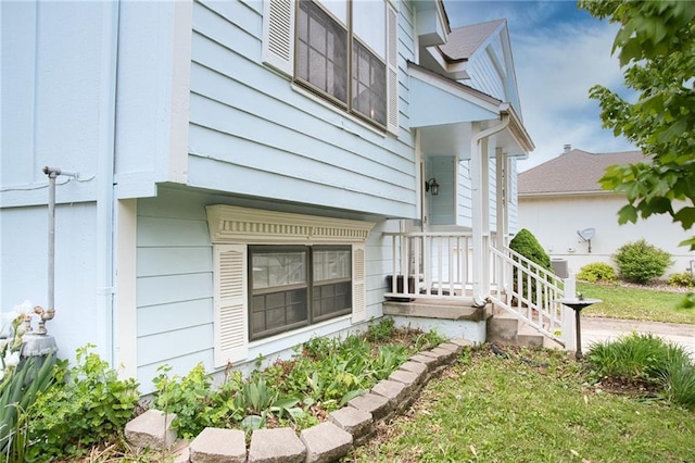 view of side of property