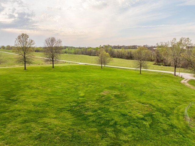 view of home's community featuring a yard