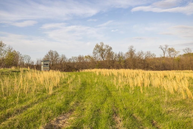 view of landscape with a rural view