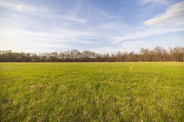 view of landscape featuring a rural view