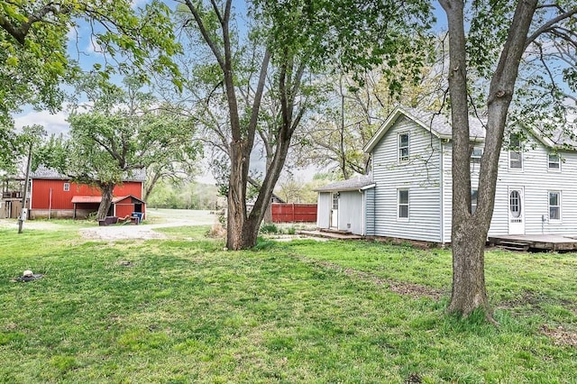 view of yard