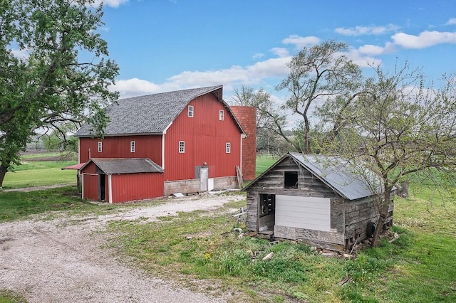 view of barn