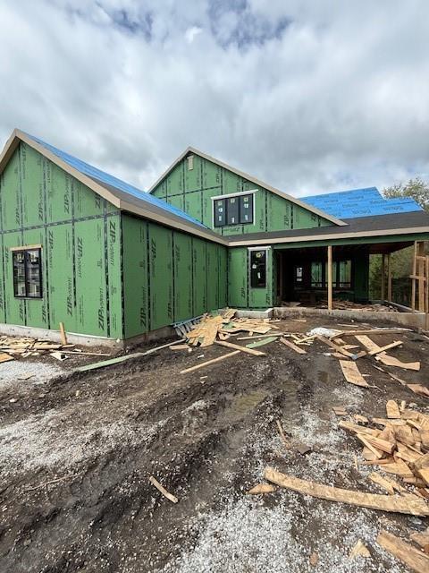 view of property under construction