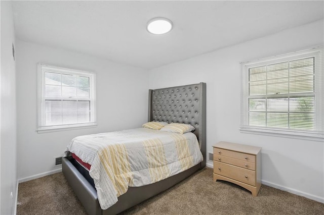5900 Westridge Rd, Kansas City, MO 64133 - bedroom featuring multiple windows, carpet, and baseboards