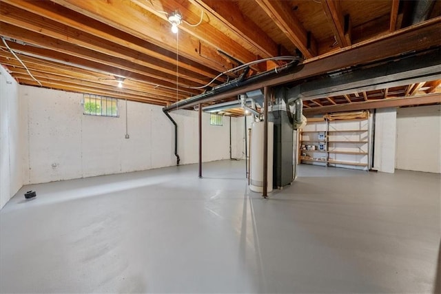 12606 Slater St, Overland Park, KS 66213 - basement featuring water heater