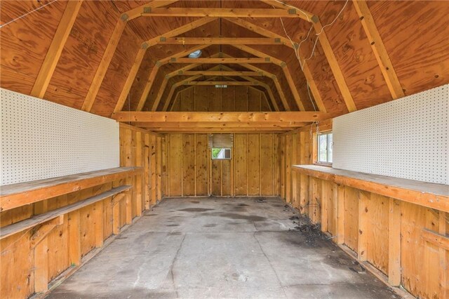 view of storage room