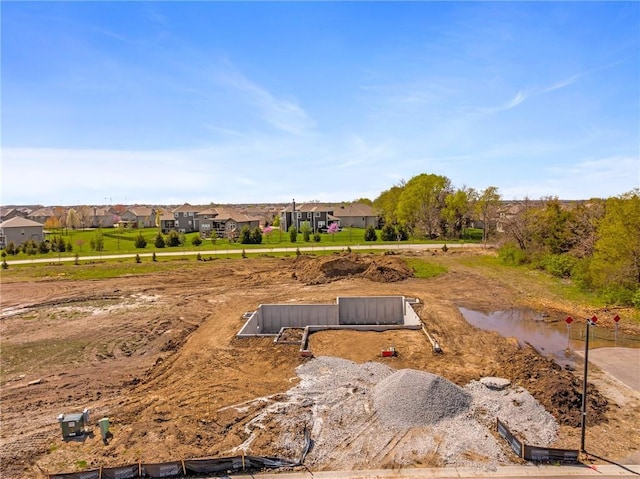 view of yard with a residential view