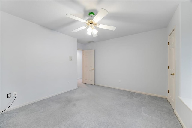 2269 SW Park Ave, Blue Springs, MO 64015 - empty room with light colored carpet and ceiling fan