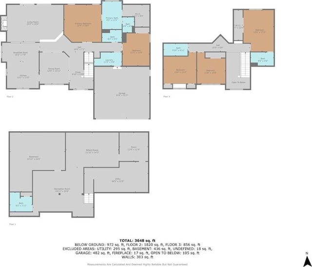 2269 SW Park Ave, Blue Springs, MO 64015 - view of property floor plan