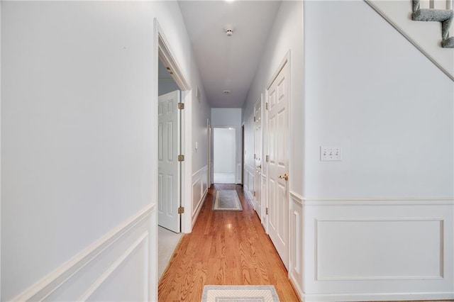 2269 SW Park Ave, Blue Springs, MO 64015 - hallway featuring light wood-type flooring