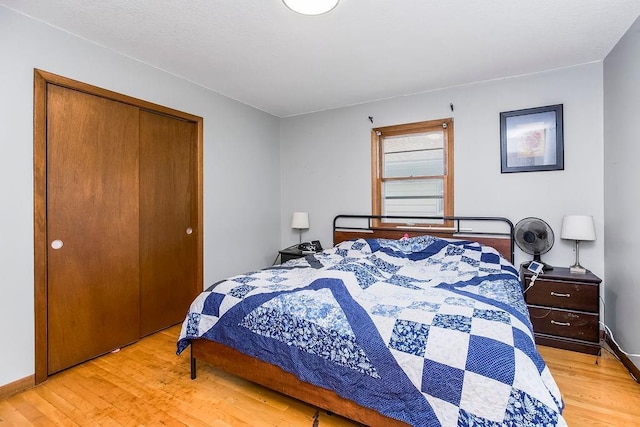 1835 Miami St, Leavenworth, KS 66048 - bedroom featuring wood finished floors and a closet
