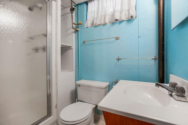 1835 Miami St, Leavenworth, KS 66048 - bathroom with a shower stall and vanity