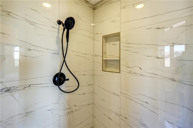 24108 W 67th Ter, Shawnee, KS 66226 - full bathroom featuring a marble finish shower
