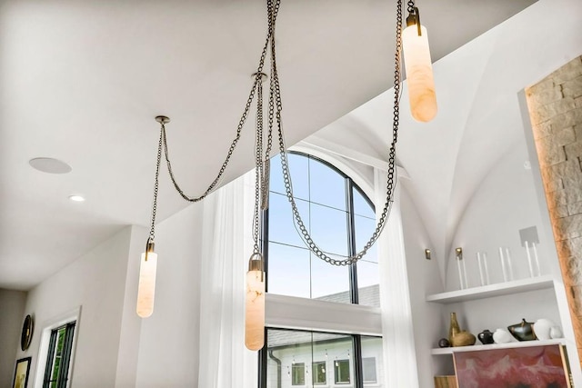 interior details featuring recessed lighting