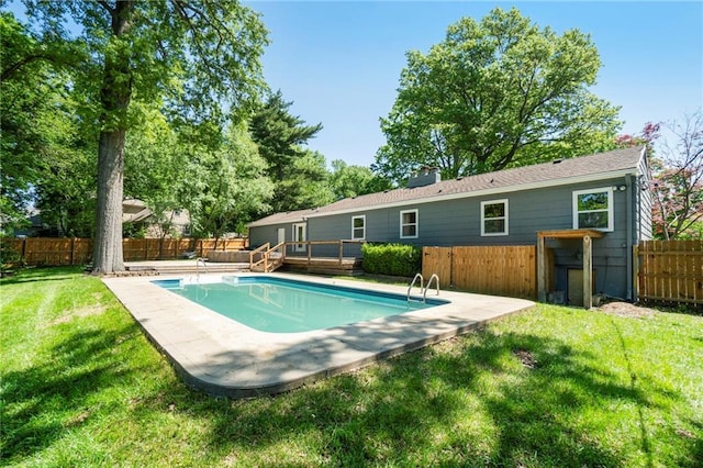 9440 Manor Rd, Leawood, KS 66206 - view of swimming pool featuring a deck