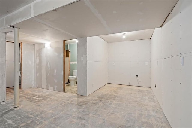 10401 Cypress Dr, Kansas City, MO 64137 - view of unfinished basement