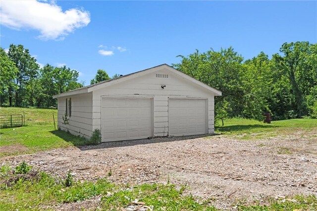 505 W 6th St, Urich, MO 64788 - view of detached garage