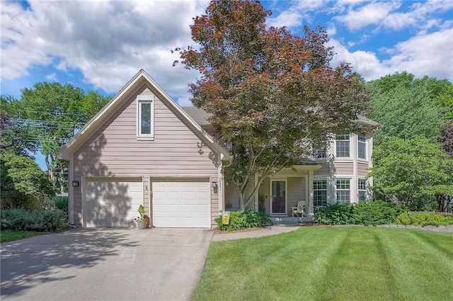14241 W 113th Ter, Olathe, KS 66062 - traditional-style home with driveway and a front lawn