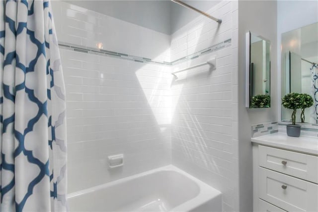 4016 W 79th St, Prairie Village, KS 66208 - full bathroom with vanity and shower / tub combo