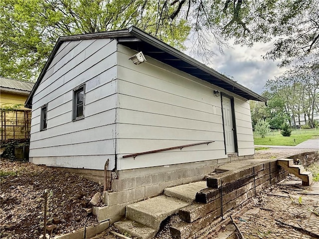 view of side of home