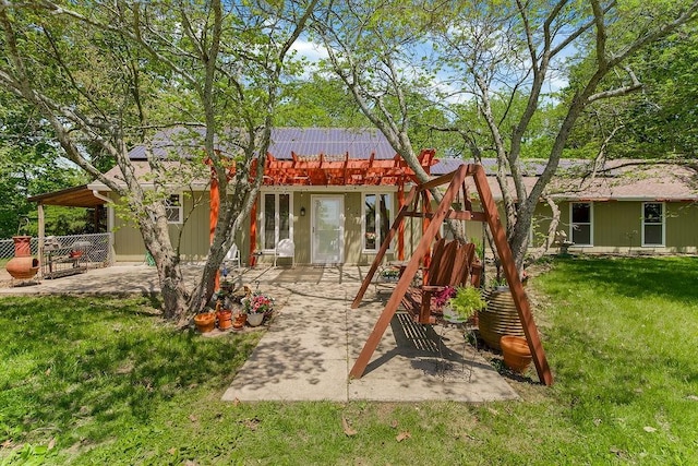 1607 Cumberland Rd, Bates City, MO 64011 - rear view of house featuring a patio