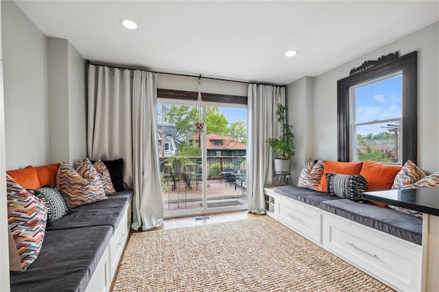 3804 Harrison St, Kansas City, MO 64109 - living room with recessed lighting and visible vents