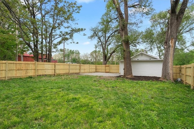 15015 E Truman Rd, Independence, MO 64050 - view of yard with a fenced backyard