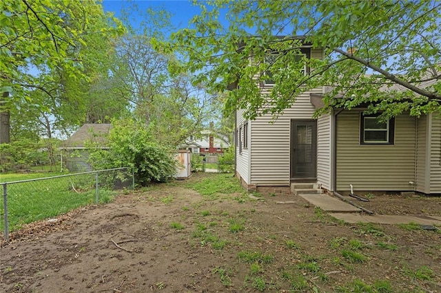708 N River Blvd, Independence, MO 64050 - view of yard with fence and entry steps