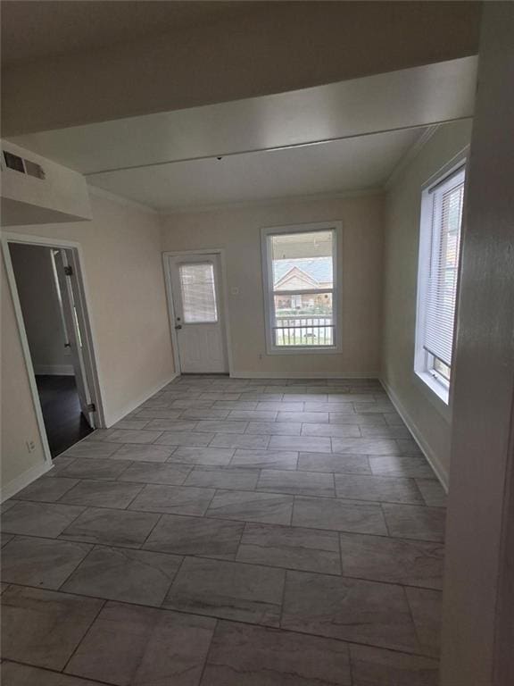 104 S 13th St, Kansas City, KS 66102 - empty room with baseboards and ornamental molding