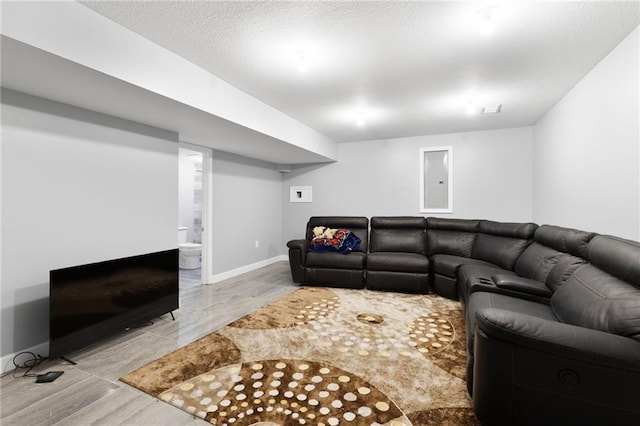 living room with baseboards