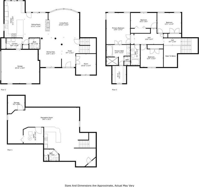 14305 S Gammon Rd, Greenwood, MO 64034 - view of home floor plan