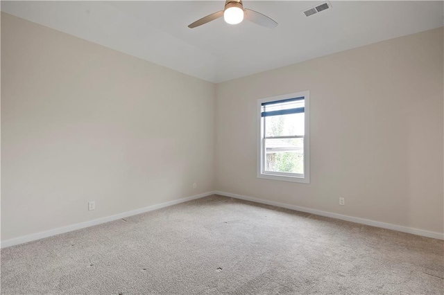 11212 W 170th Pl, Overland Park, KS 66221 - carpeted spare room featuring baseboards and a ceiling fan