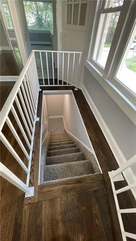 view of stairs